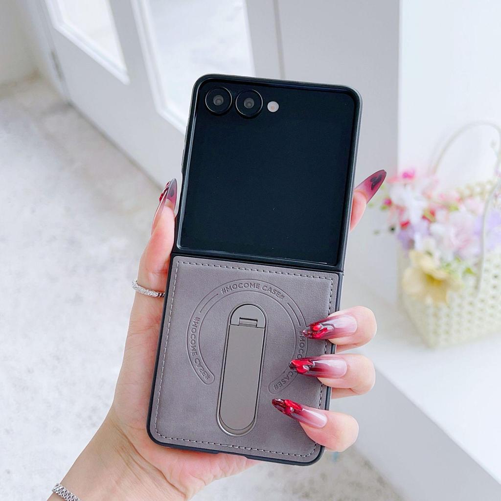 Samsung Z Flip7 Armor Shield Rotating Stand Magnetic Case