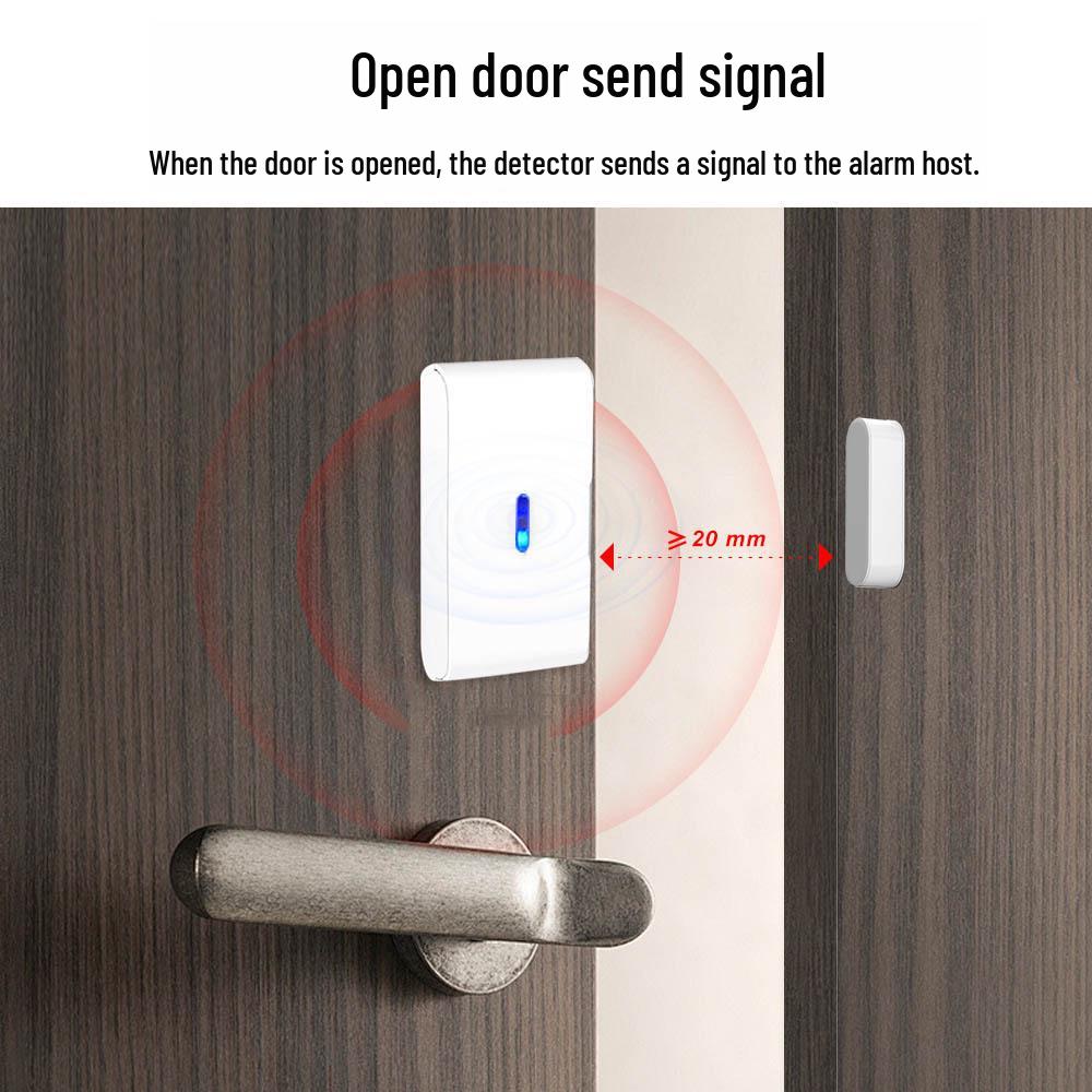 433MHz Wireless Vibration Door/Window Sensor & Glass Break Detector