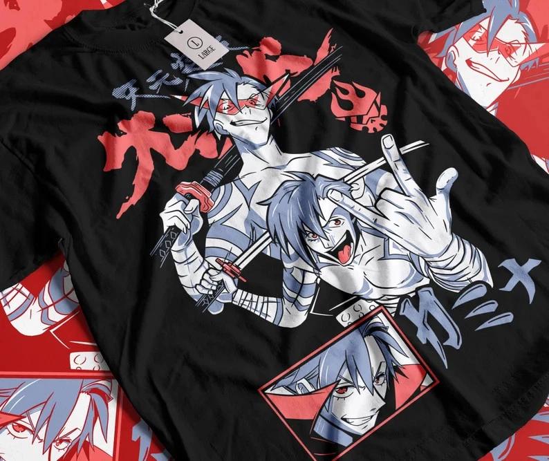 Anime Kamina Tengen Toppa I Black T Shirt Unisex Style S