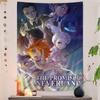 The Promised Neverland DIY Wall Tapestry Hanging Tarot Hippie Wall Rugs Dorm INS Home Decor