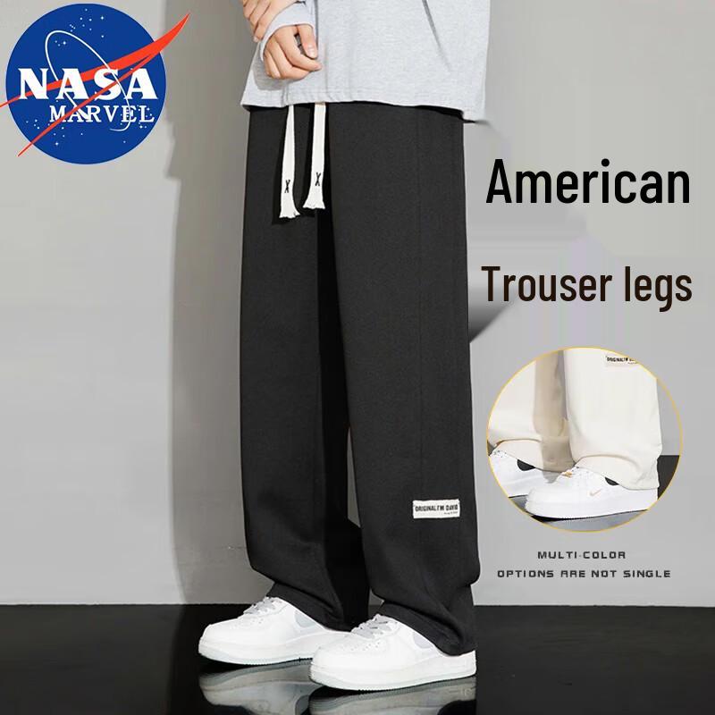 NASA MARVEL Men's Straight-Leg Casual Sport Pants