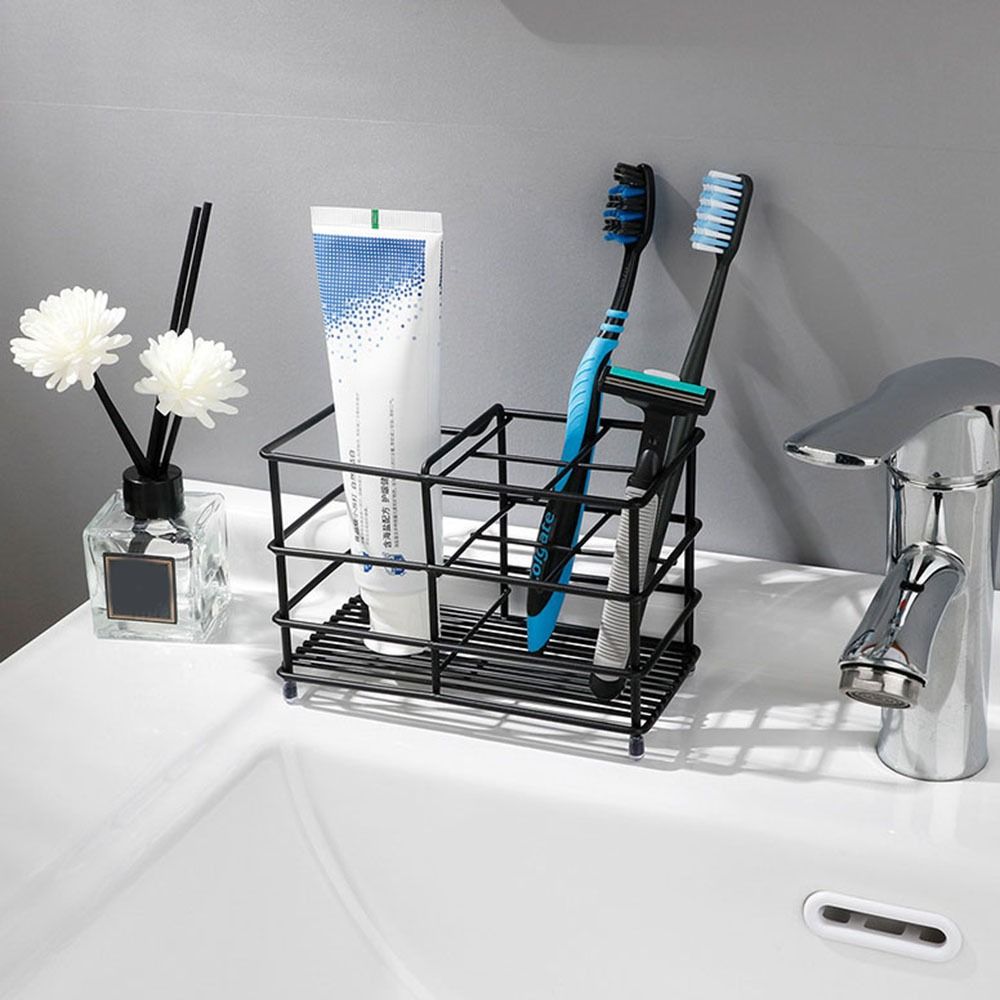Stainless Steel Toothbrush Holder Easy To Clean Shower Table Bracket  Bathroom