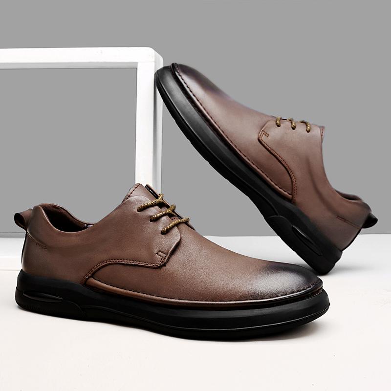 Luxusmarke Männliche Oxford Schuhe Formale Schuhe aus echtem Leder für Männer Schnürschuhe Hochzeit Party Büro Schuhe Business Casual Schuhe