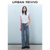 UR 2025 Spring Retro Bow-knot Denim Jeans