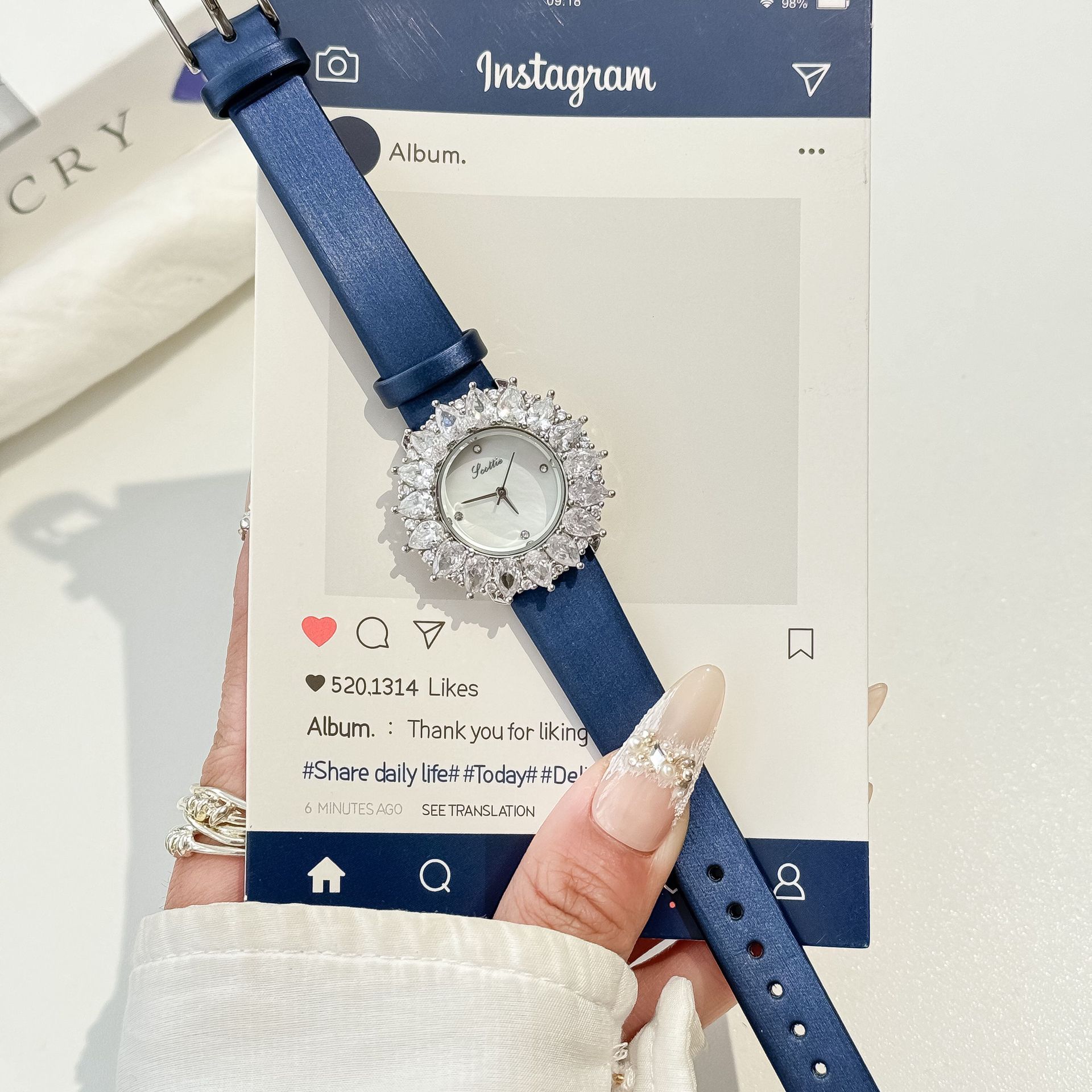 Women S Watch Belt Diamond Small Dial Women S Watch Trade