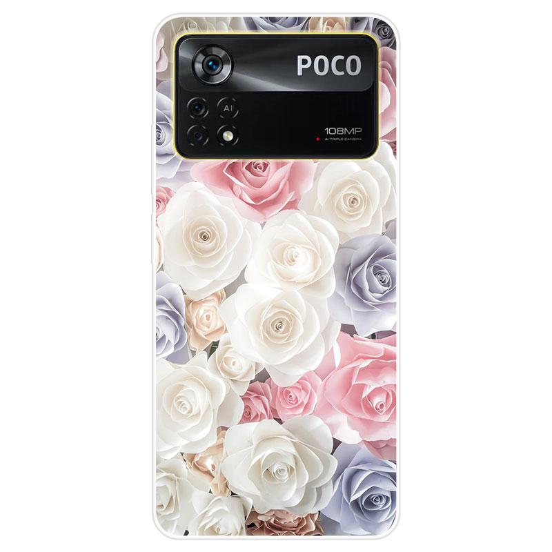 For Xiaomi Poco X4 Pro 5G Silicone TPU Back Cover Soft Phone Case For Xiaomi Poco M4 Pro 4G Case
