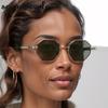 Vintage Small Hexagon Sunglasses Women Men  Luxury Brand Classic Metal Frame Polygon Eyewear UV400 Protection Outdoor Shades