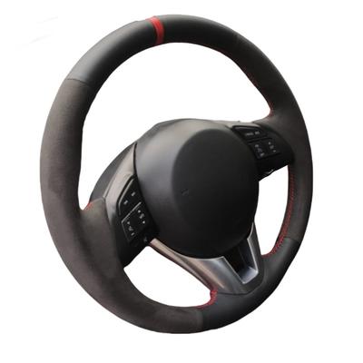Autó kormánypárna Mazda CX-5 CX5 Atenza 2014 Új Mazda 3 CX-3 Scion iA ízesített velúr bőr barkácsolás kormánypárna