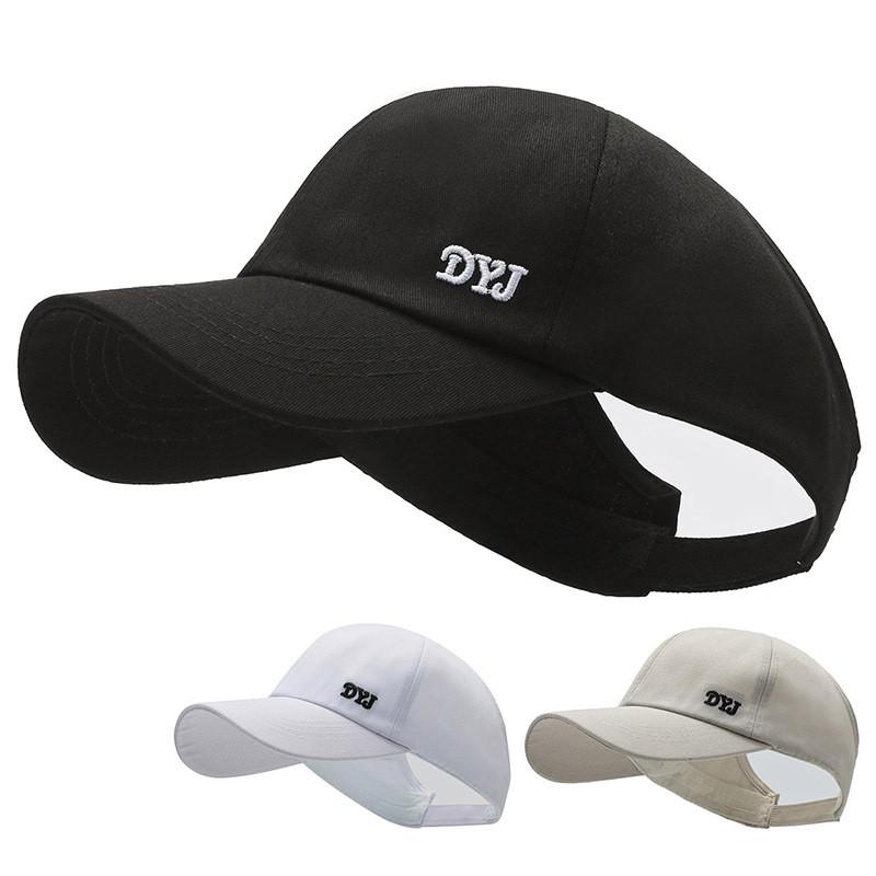 Letter Baseball Dyj Cap Summer Uv Protection Hat Breathable Sport Peaked Caps
