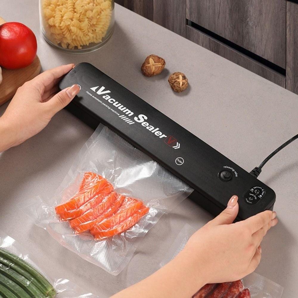 EU Plug Food Packaging Machine Compressing Electric Food Sealer Kitchen Appliances