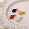 Zodiac Birthstones Necklace: Colorful Zirconia Ornaments with Crystal-Copper Accents
