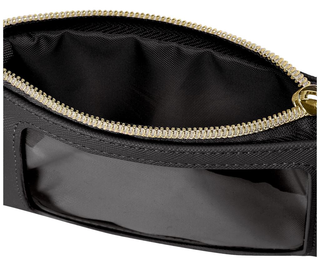 Pass pouch with clear window