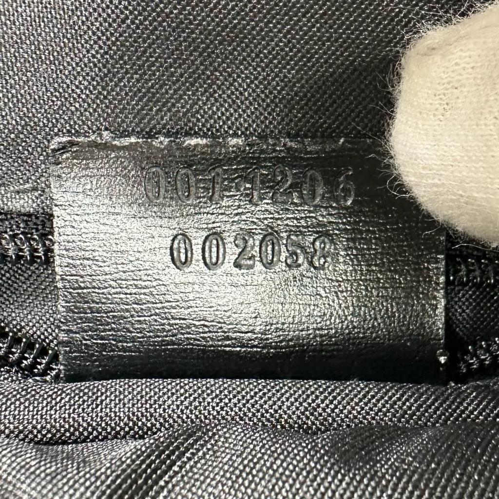 Gucci Shoulder Bag Black Women GG Pattern Used