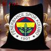 Fenerbahce 2D Flat Pattern Flannel Blanket, High quality All Seasons, Home Decor, Warmth and Comfort, Perfect for Christmas Gifts.
