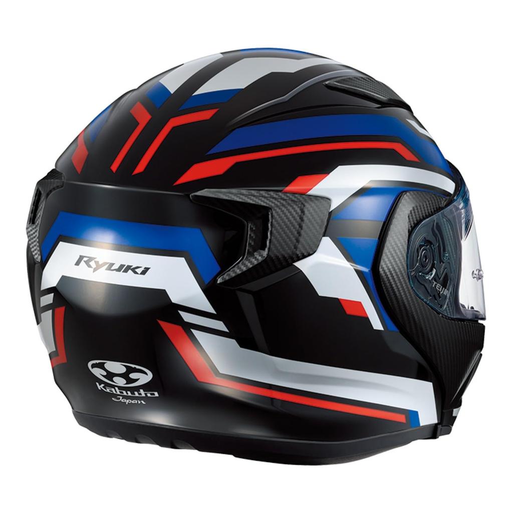 OGK KABUTO RYUKI VESTER Tricolor Motorcycle Size M Helmet, (2123234)