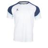 KELME 7351Tx1092 Training Short Sleeve T-Shirt White/Dark Blue