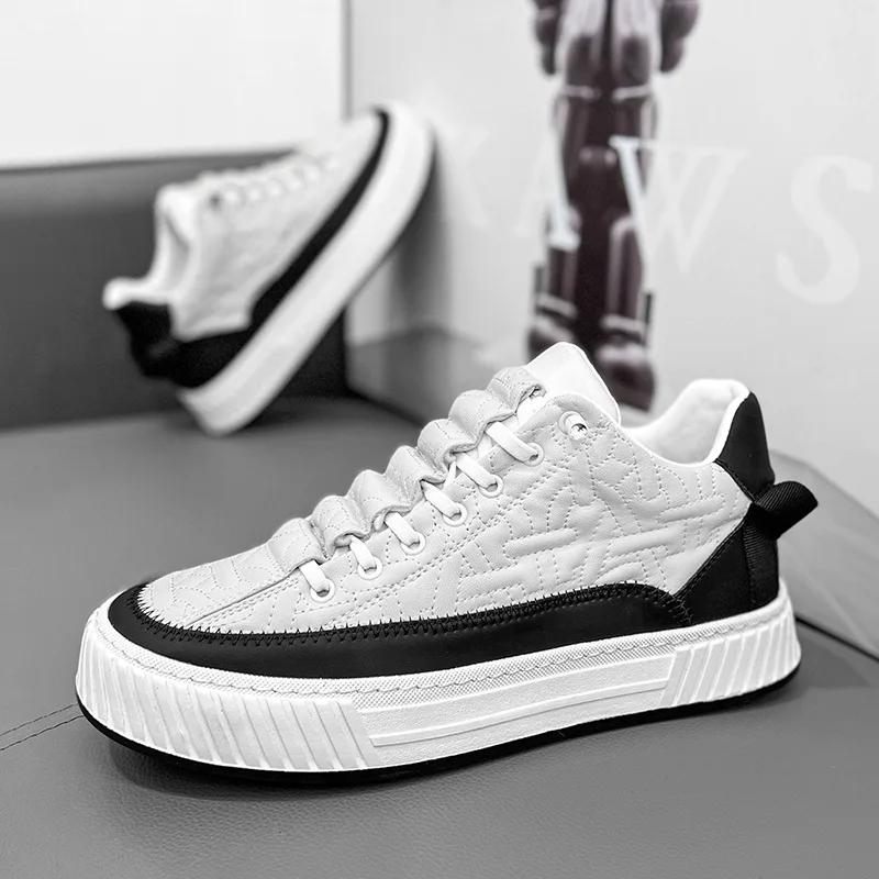 High Quality Fabric Men Sneakers Stylish Casual Shoes for Men Comfortable Breathable Slip-on Male Platform Shoes Tenis Masculino