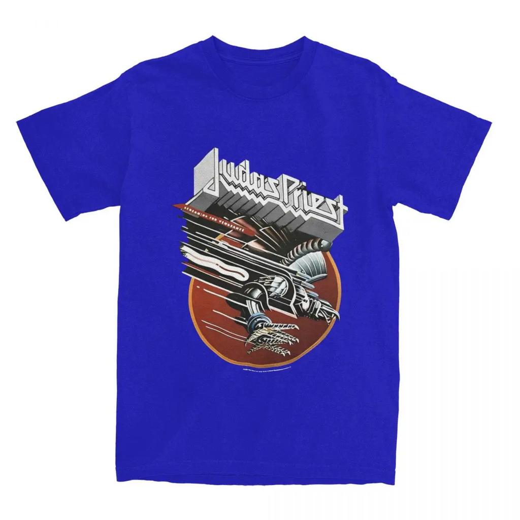 WoT Shirt Judas Priest T-Shirts Hip Hop Rock Band Summer Tees Streetwear Design Cotton Tops Gift Idea