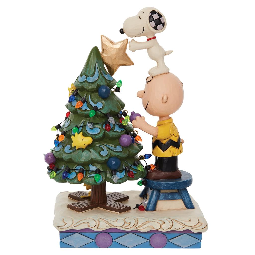 JIM SHORE Snoopy Charlie Brown Decoration 6010321 & <Christmas>