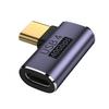 40 Gbit/s USB Typ-C Adapter 90 Grad Schnellladekonverter Stecker auf Buchse 100 W 40 Gbit/s PD Datenadapter Für Macbook Datenübertragung