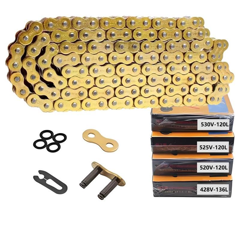 Motorcycle Chain Oil Seal Chain DID O-Ring 428 DID Chain 136 Link 520 525 530 Chains 120 Links for Yamaha Suzuki Dirt Bike ATV