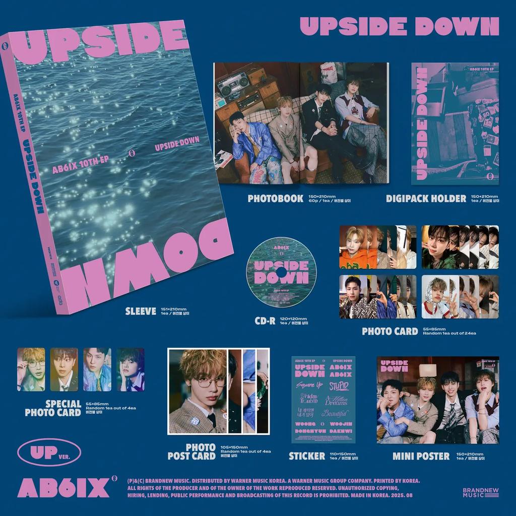 AB6IX - 10TH EP : UPSIDE DOWN [Photobook VER.][2-Version SET]