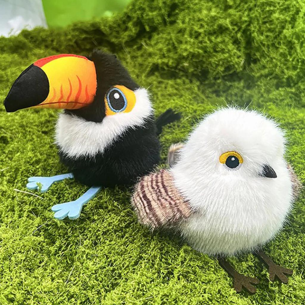 Bird Simulation Bird Toy Self-hi Boredom Electric Vocal Sparrow Automatically Teases