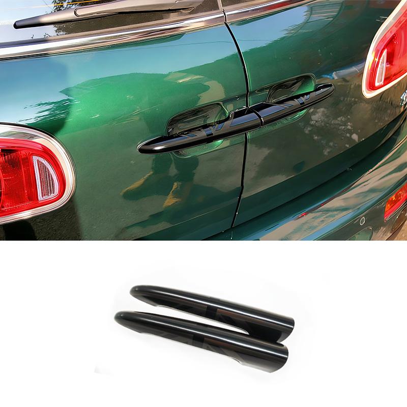 2PCS/Set Car Rear Trunk Door Handle Covers Decoration Stickers For MINI Cooper F54 Rear Handle Protection Shell Car Accessories