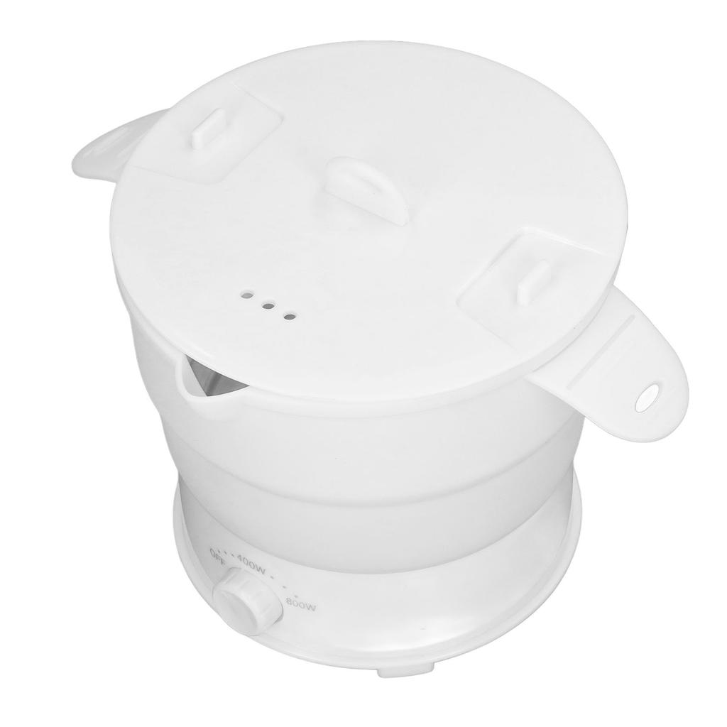 Electric Hot Pot Cooker Multifunction 1.2L Portable Foldable Electric Hot Pot for Home Dormitory