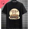 Unisex Funny Who Ate Half of The Chocolate Pecan Pie Graphic TShirt Round Neck 100 Cotton Shortsleeve Casual Outdoor Tshirt