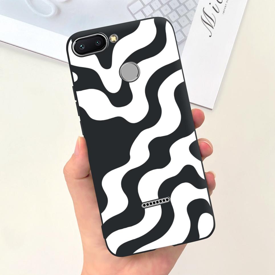 For Cover Xiaomi Redmi 6 6A 6Pro Bumper Shell Fashion Stylish Design Phone Cover For Redmi6 Redmi6a Soft Liquid Silicone Fundas