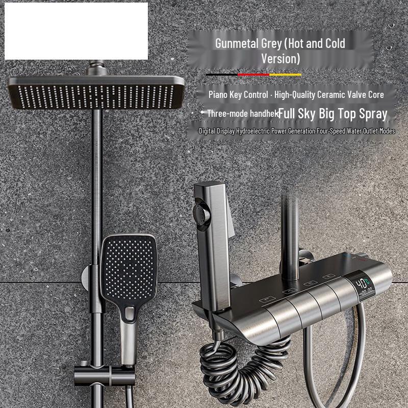 XuanYong Piano Carrier Digital Display Thermostatic Shower Set