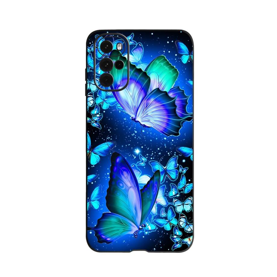 For Motorola Moto G22 Case Bumper Soft Silicone Black Cover For Moto G22 Cool Cartoon Case for Motorola G22 G 22 2022 Capa