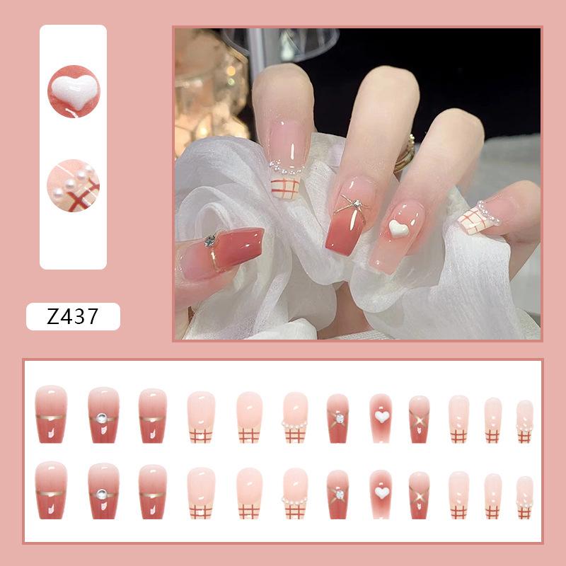Sweet & Gentle Skin-Brightening Nail Patches: High-End, Removable & Wearable Fake Nails