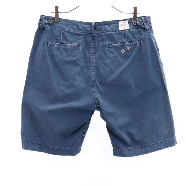 RRL Šortky w33 Námořnická modř systém RALPH LAUREN zapínání na knoflíky Pánské Použité