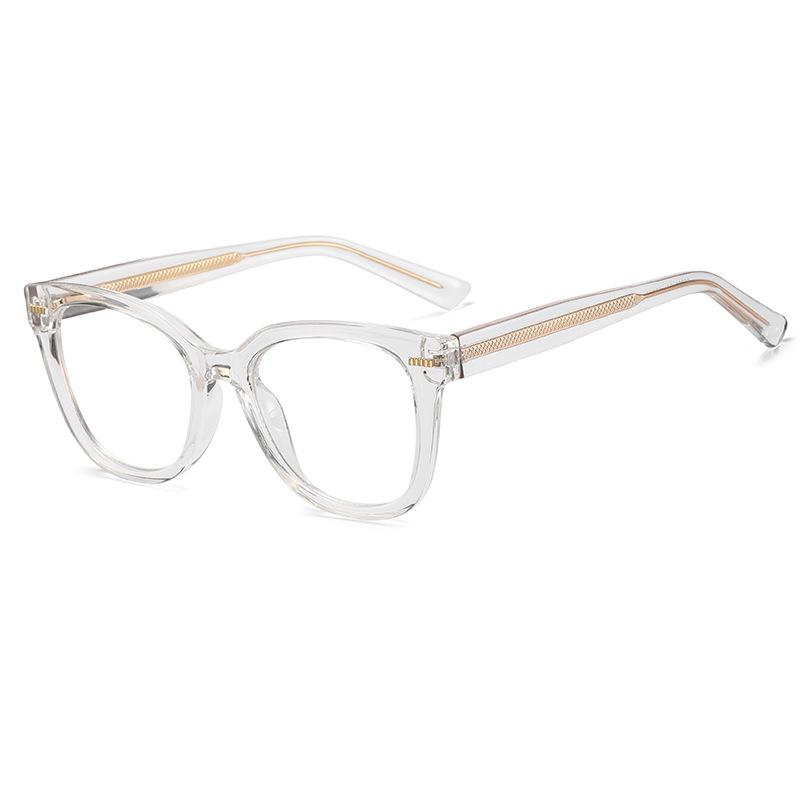 

Fashion Square Anti Blue Light Reading Glasses Women Candy Colors Frame Optics Prescription Eyewear Farsightedness Eyeglasses +2 0