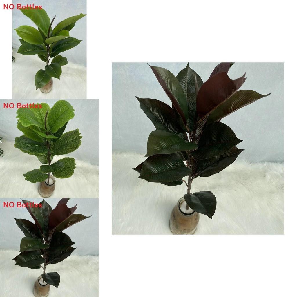 Pflanze Künstlich Realistisch Ficus Elastica Blatt Laub Heim Hochzeit Büro Dekor