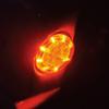 Tsuchiya Yac CE-344R Car Supplies LED Meteor Reclamph, Round, Red/Red (Light), DC24V, Pack of 2