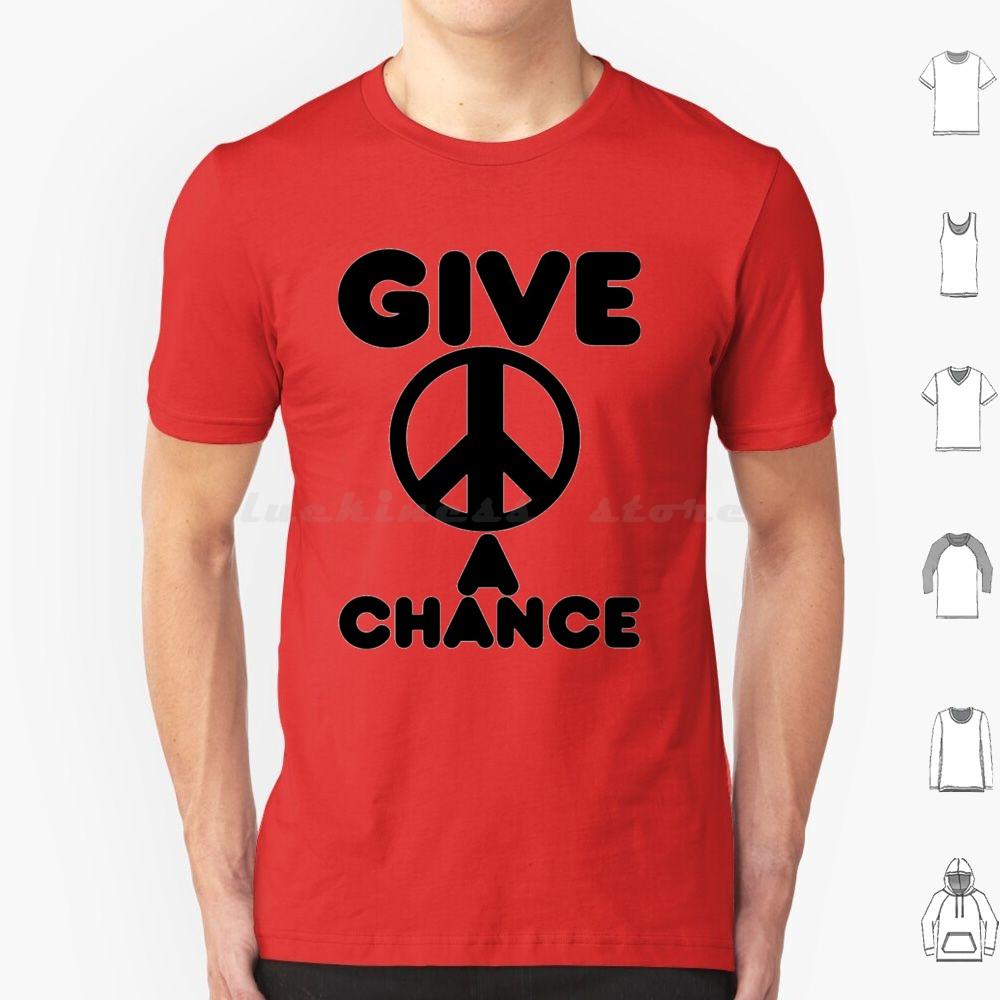 Give Peace A Chance Essential T Shirt Big Size 100 Cotton Yoko Ono Yoko Peace The Music Ono 60s Imagine John Ringo Love 70s