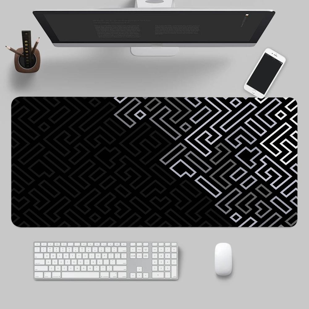 Large Size Mouse Mat Non-Slip Desk Mat Simple line Rubber Mousepad Abstraction Art Game Mousepad Office Computer Accessories Diy
