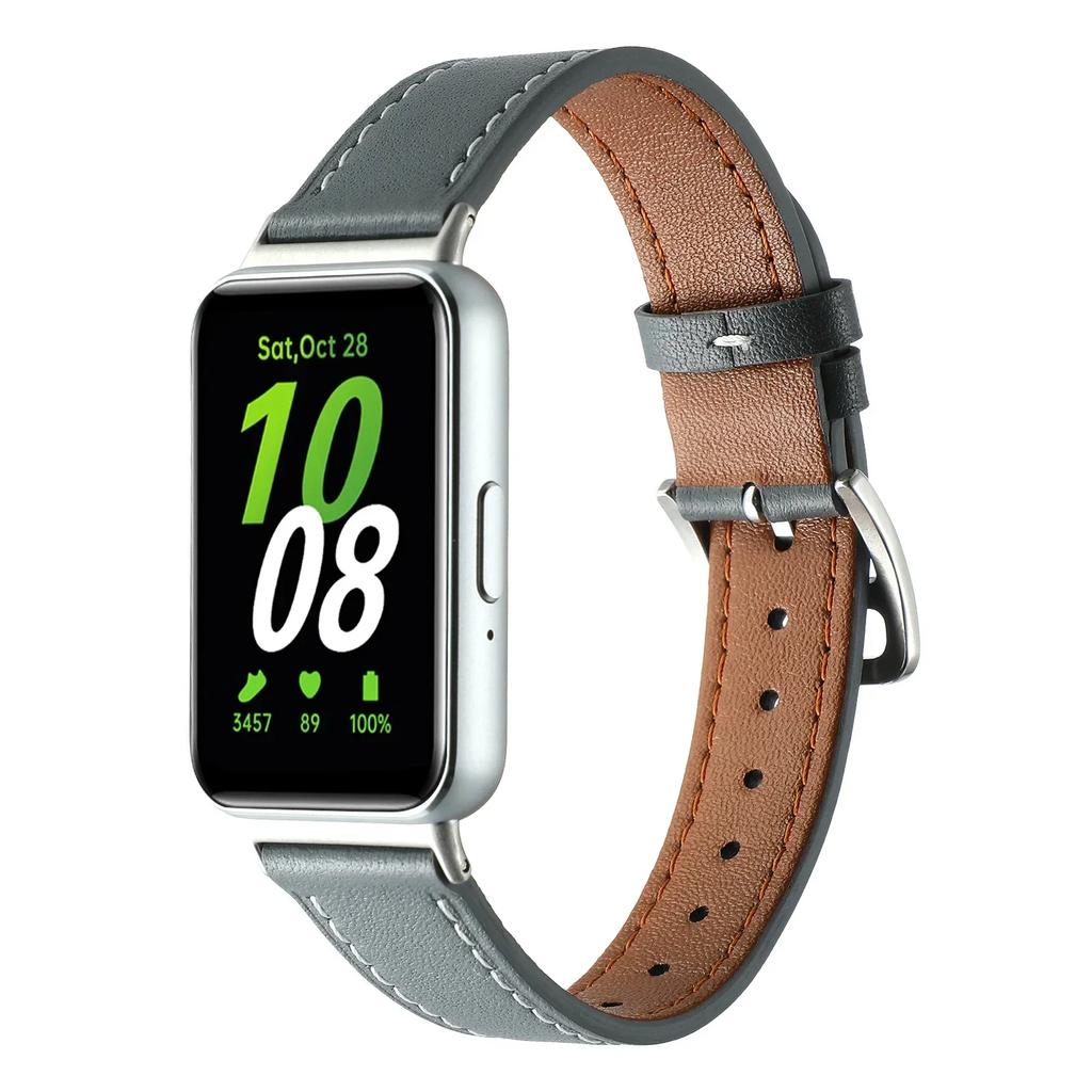 Genuine Leather Strap For Samsung Galaxy Fit 3 Watch Band Accessories Replace Belt Wristband For Galaxy Fit 3 Bracelet correa