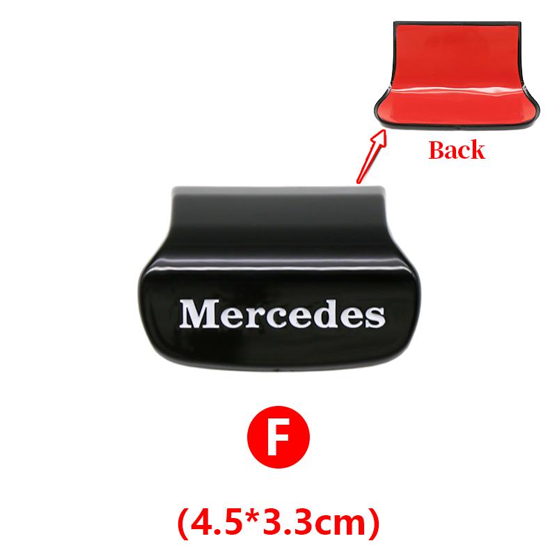 3D ABS Car Steering Wheel Emblem Sticker Interior Badge Accessorie For Mercedes Benz AMG W205 W168 W108 AMG W176 W204 W212 GLC