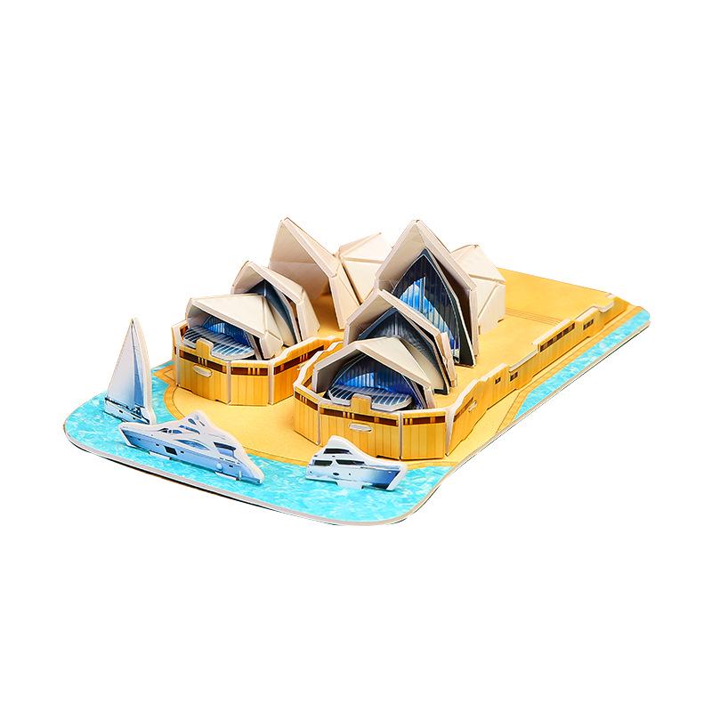 3D Handmade DIY Educational Jigsaw Puzzle for Early Childhood Development