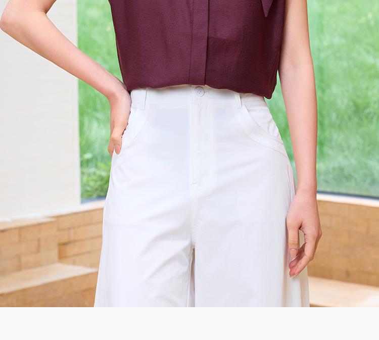 Design Sense Temperament Sleeveless Shirt for Women's Summer Commuting