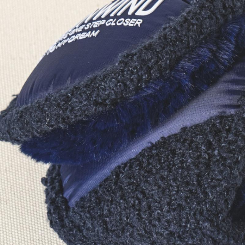 Daiso Padded Point Foldable Earmuffs  Navy 