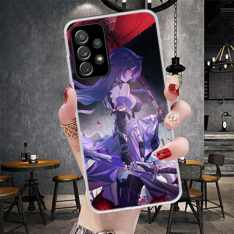 Honkai Star Rail Acheron Phone Case For Samsung Galaxy A71 A51 A41 A31 A21S A11 A70 A50 A40 A30 A20E A10S A20S A6 A7 A8 A9 + Sof