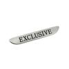 2PC 3D Metal EXCLUSIVE Side Fender Sticker Emblem Badge Car For Mercedes Benz W205 W213 C43 C63 C200 E300 E200 AMG Accessories LB4