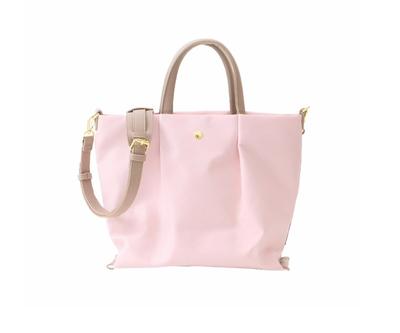 Shoulder Bag A5 Shoulder Comfortable Shoulder Bag Pale Pink PPI [Legato Largo] 2-Way Water-Repellent/Comfortable Bag/2-Way LH-L0002Z
