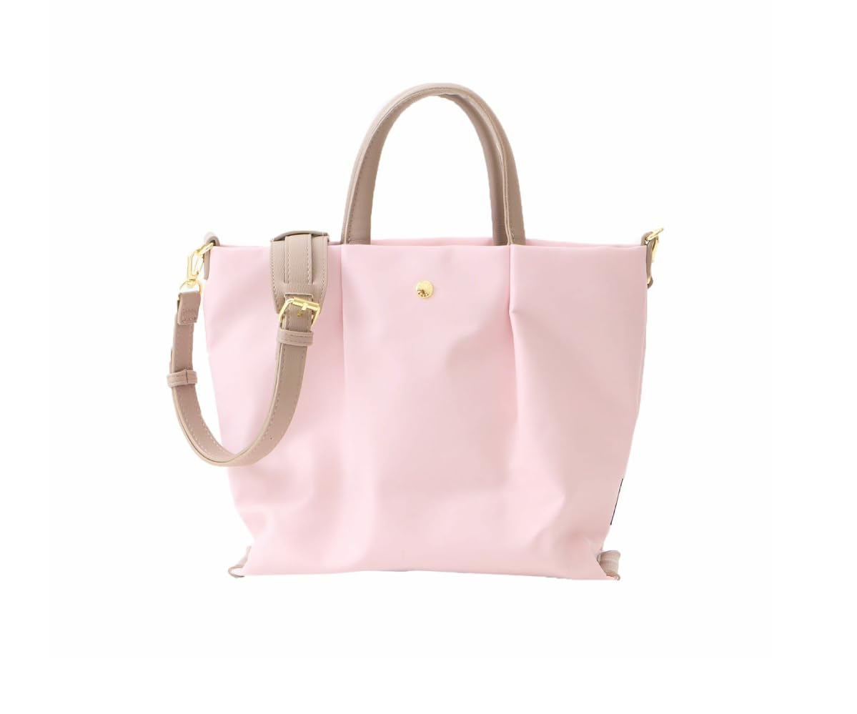 Shoulder Bag A5 Shoulder Comfortable Shoulder Bag Pale Pink PPI [Legato Largo] 2-Way Water-Repellent/Comfortable Bag/2-Way LH-L0002Z