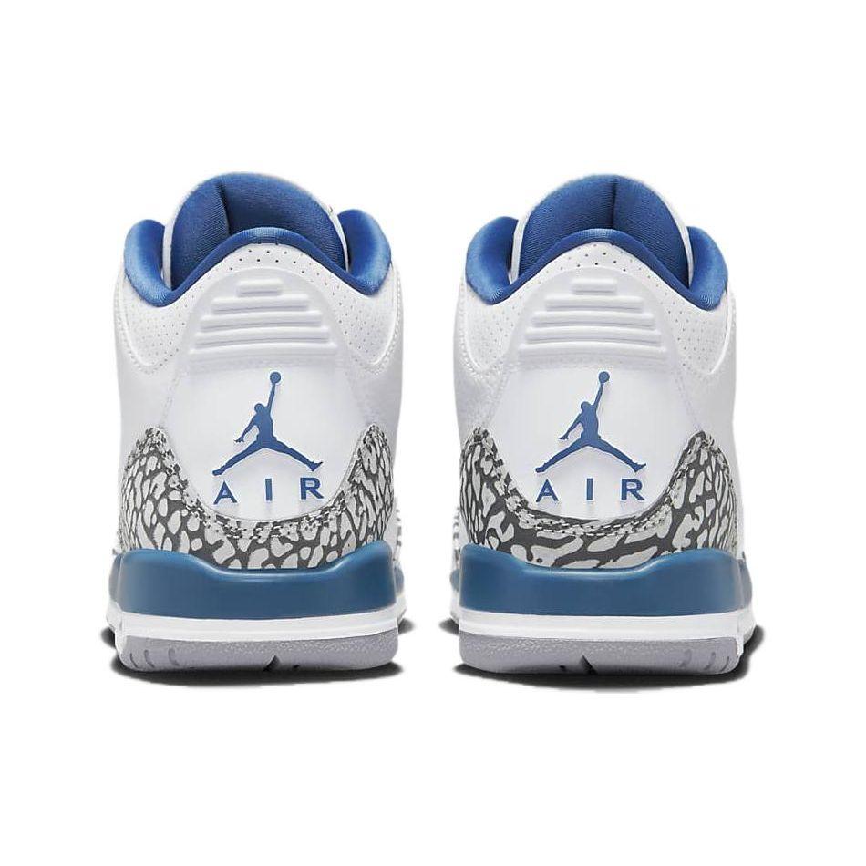Air Jordan 3 Retro GS Washington Wizards Adidași Copii Alb Albastru-Adevărat Cupru-Metalizat DM0967-148